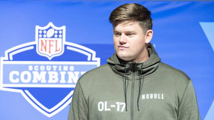 BYU Offensive Lineman Blake Freeland Sets New Vertical Jump Record at NFL Combine BYU Offensive Lineman Blake Freeland Sets New Vertical Jump Record at NFL Combine