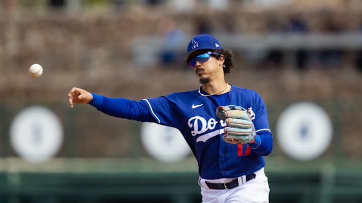 Dodgers News: Miguel Vargas Worked With JD Martinez on Hitting Before Spring Training