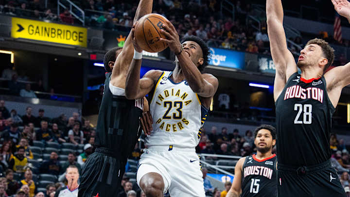 Indiana Pacers fight through injury to survive against Houston Rockets Indiana Pacers fight through injury to survive against Houston Rockets