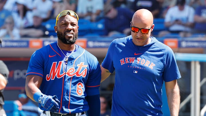 Mets' Starling Marte's Initial Tests for Concussion Return Negative After Hit by Pitch