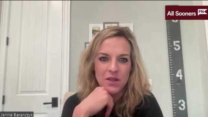 WATCH: Oklahoma HC Jennie Baranczyk Zoom