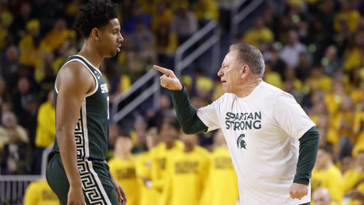 Tom Izzo, A.J. Hoggard set record straight on bench altercation at Big Ten Tournament