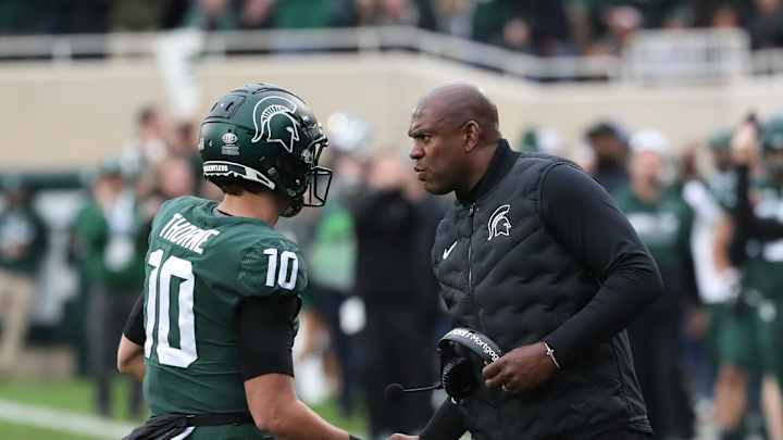 Mel Tucker expects 'fierce competition' between Michigan State QBs in 2023