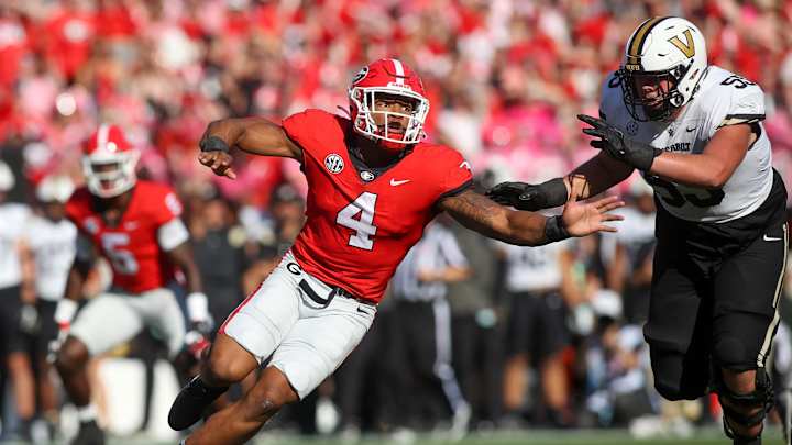 Georgia LB Nolan Smith: Falcons 'Want to Keep Me Home' in NFL Draft