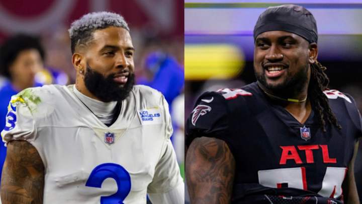 Falcons' Cordarrelle Patterson Recruiting Pitch to Odell Beckham Jr.: 'How Much to Sign?'