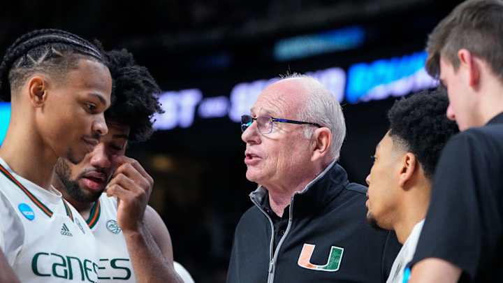 Here's What Miami Coach Jim Larranaga Said About Indiana, Big Ten on Saturday