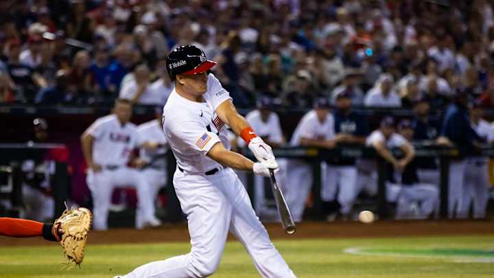 Phillies Star Continues Hot Streak With Double For Team USA Against Venezuela Phillies Star Continues Hot Streak With Double For Team USA Against Venezuela