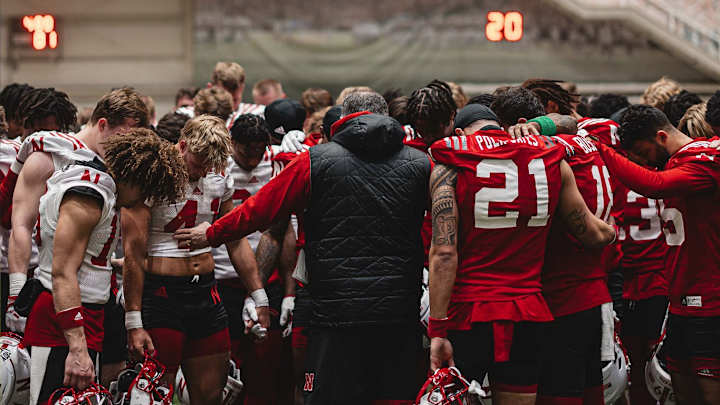 Huskers Kick Off 2023 Spring Drills