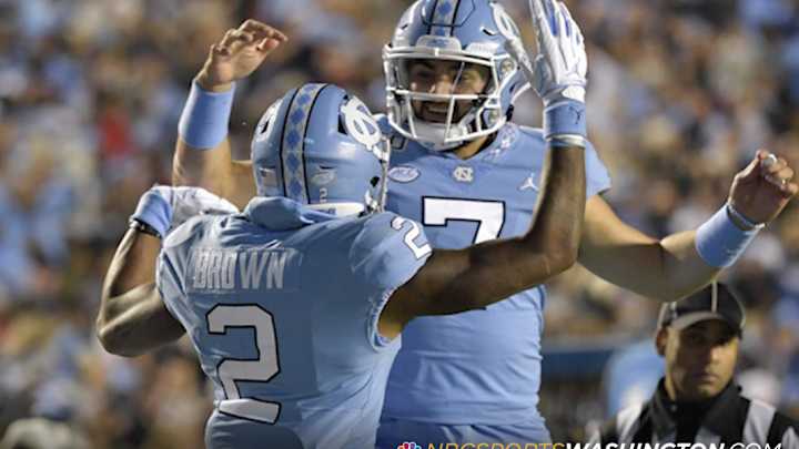 Washington Workout WATCH: QB Sam Howell Hookup with Dyami Brown