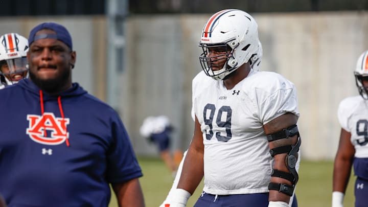 WATCH: Auburn DT Jayson Jones looks ready for the season