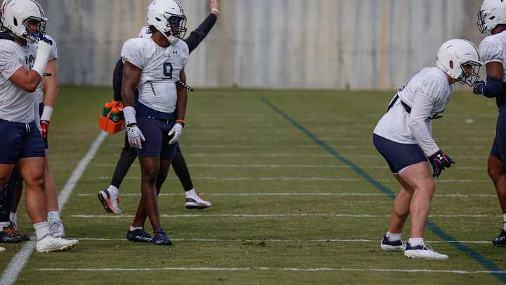 Larry Nixon III and Eugene Asante were with the starters at Tuesday's practice Larry Nixon III and Eugene Asante were with the starters at Tuesday's practice