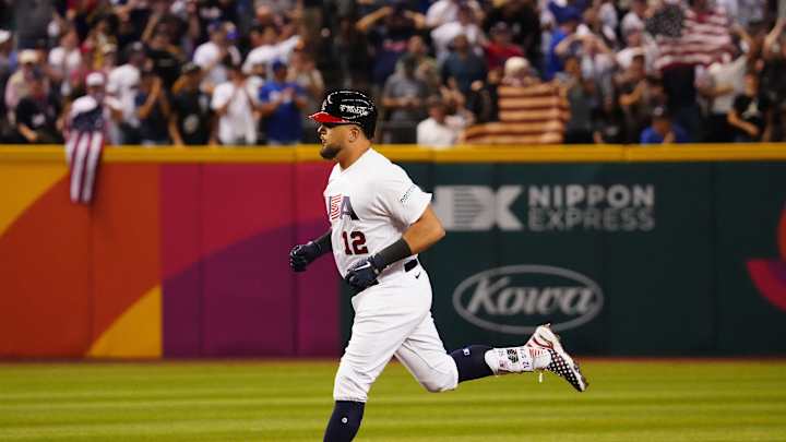 WATCH: Schwarber Homers Off Darvish to Cut Japan Lead over USA to 3-2