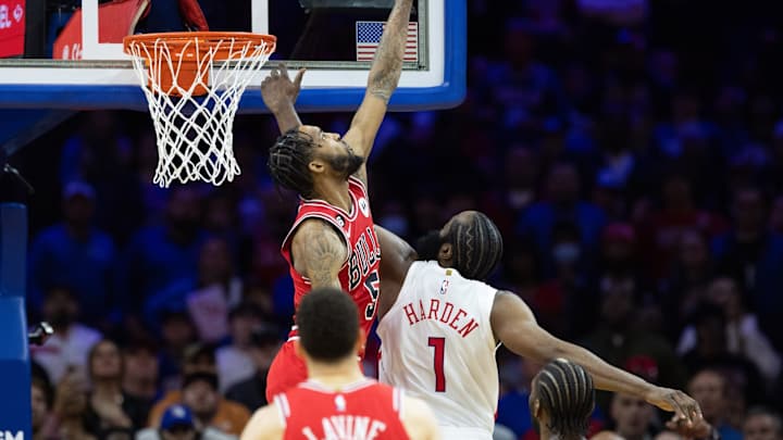 Chicago Bulls Forward Derrick Jones Jr. Credits Udonis Haslem For Huge Block On James Harden