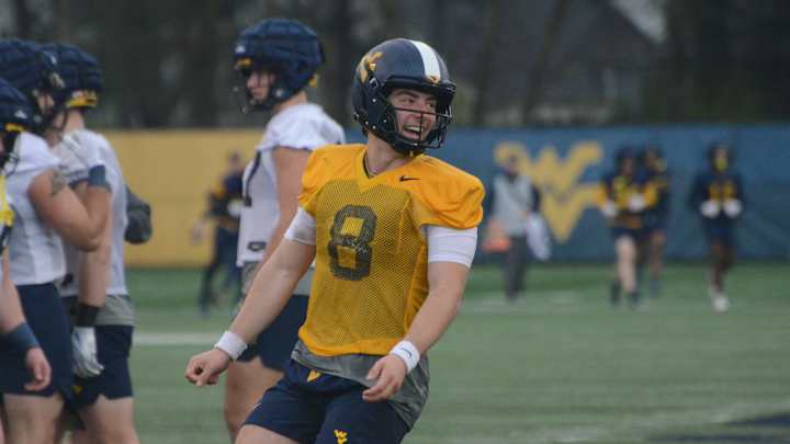 WVU Football Spring Practice Photo Gallery - Mar. 23