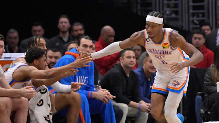 Thunder "Big Three" Finish in Double Figures as OKC Falls in Los Angeles