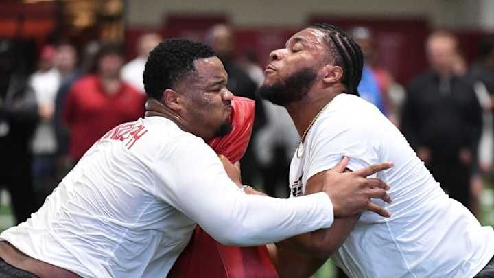 2023 NFL Draft: Jaguars OL Coach Phil Rauscher Attends Alabama Pro Day
