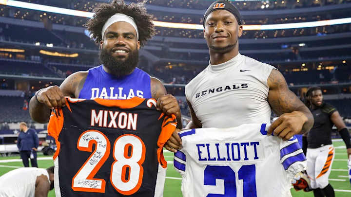 Cowboys Ex Ezekiel Elliott Signing with Bengals 'Looming Large,' Joe Mixon Getting Cut?