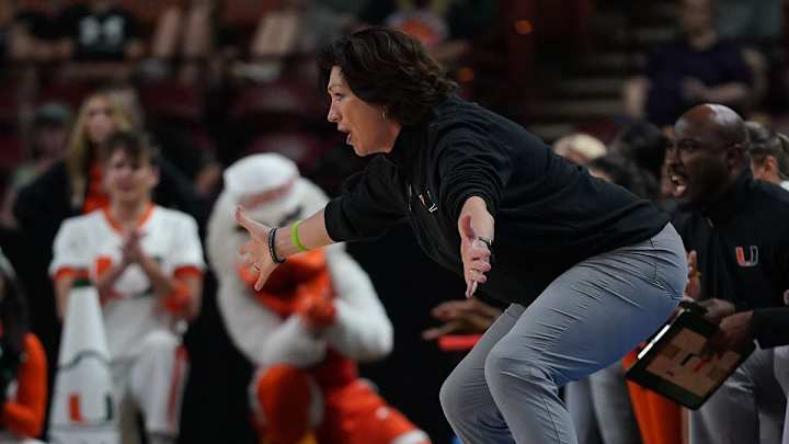 Meier, Cavinder Twins, Lil Wayne Celebrate Miami Women's Hoops Elite 8 Run