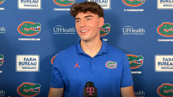 Watch: Graham Mertz Addresses Transfer to Florida, Fit in Gators Offense