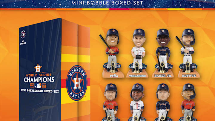 FOCO Launches Houston Astros World Series Mini Box Set and Bigheads FOCO Launches Houston Astros World Series Mini Box Set and Bigheads
