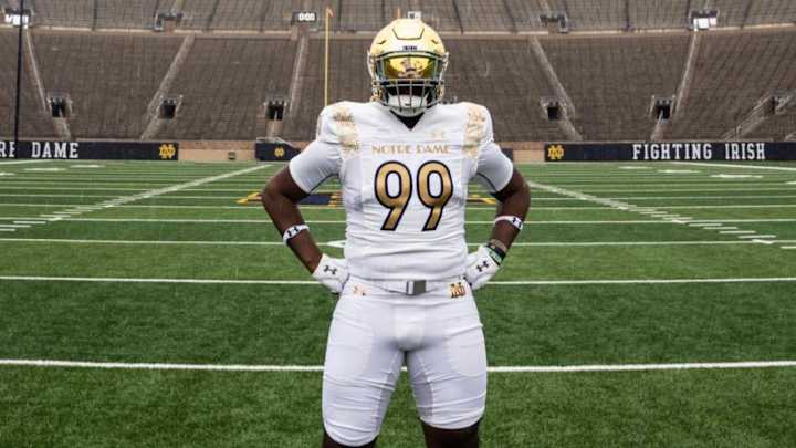 Notre Dame Film Room: 2024 Defensive Tackle Target Justin Scott