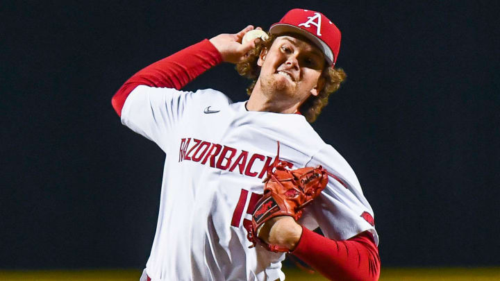 Hogs Get Huge Inning, Key Pitching from Infielder