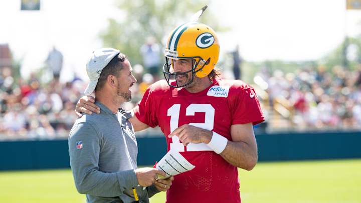 LaFleur Delivers Fitting Good-Bye to Rodgers