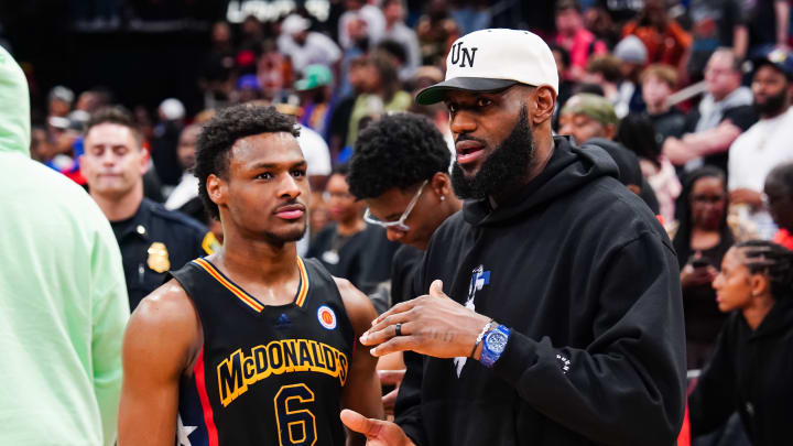 How Bronny James, Andrej Stojakovic and other sons of NBA players performed in the McDonald's All-American Game
