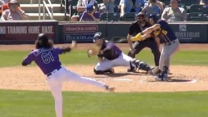 These Frisbee-Like Pitches Thrown By Rockies’ Justin Lawrence Don’t Seem Fair at All These Frisbee-Like Pitches Thrown By Rockies’ Justin Lawrence Don’t Seem Fair at All