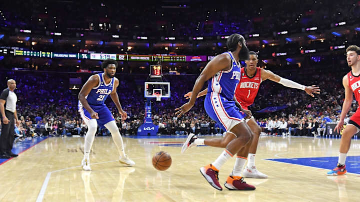 James Harden, Joel Embiid Looked ‘Good, Not Great’ vs. Mavs James Harden, Joel Embiid Looked ‘Good, Not Great’ vs. Mavs