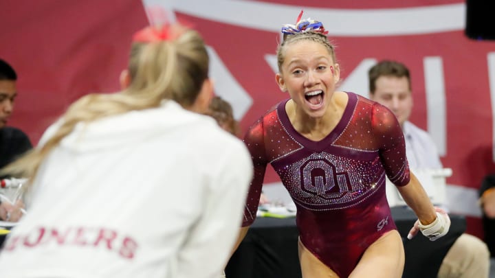 Gymnastics: Oklahoma Rides Clutch Performances to Pull Off NCAA Rally
