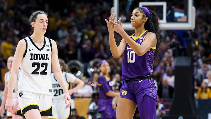 LSU’s Angel Reese Mocks Caitlin Clark in Final Seconds of National Title Game