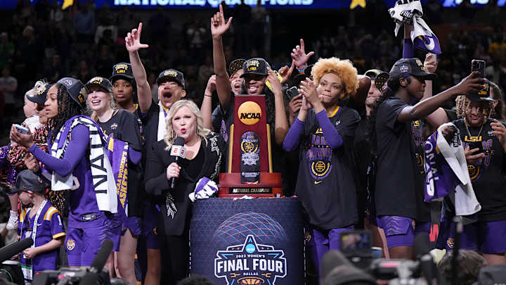 LSU Tops Iowa to Win First Women’s Basketball Title in Program History