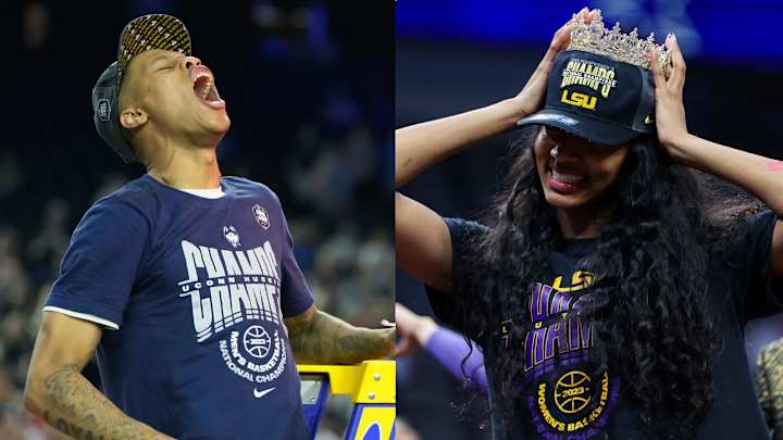 UConn’s Hawkins Plans to Celebrate NCAA Titles With Cousin Angel Reese