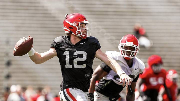 Georgia's Quarterback Room Continues to Defy the Odds