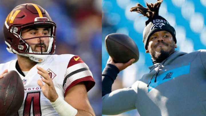 Cam Newton Offers to Sign with Commanders as Sam Howell Backup Cam Newton Offers to Sign with Commanders as Sam Howell Backup