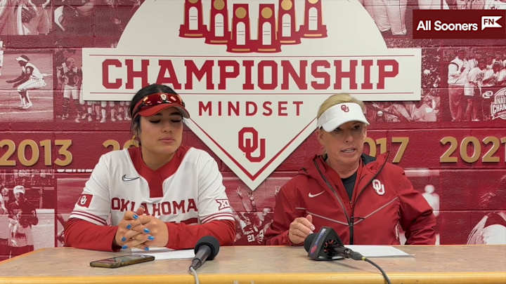 WATCH: Oklahoma Softball's Texas Tech Game 1 Postgame