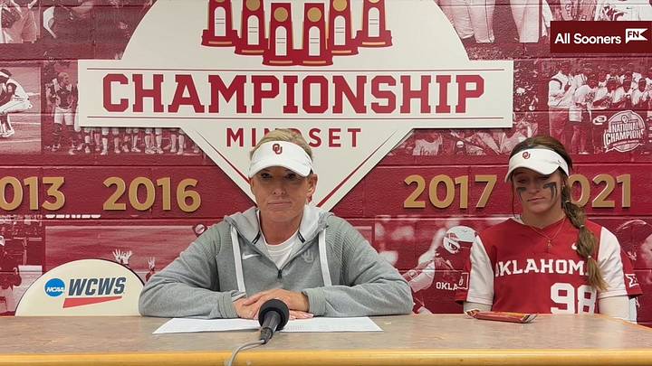 WATCH: Oklahoma Softball's Texas Tech Game 2 Postgame Press Conference