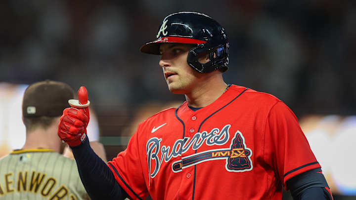 WATCH: Austin Riley LAUNCHES the first home run of the game WATCH: Austin Riley LAUNCHES the first home run of the game
