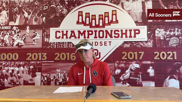 WATCH: Oklahoma Softball's Texas Tech Game 3 Postgame Press Conference