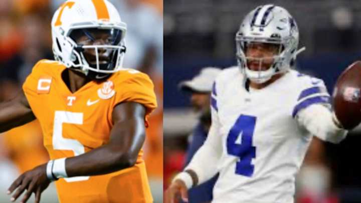 Cowboys 'Zoom' to Tennessee QB Hendon Hooker as Dak Prescott Backup?