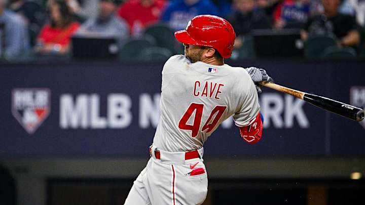 Watch: Jake Cave Hits First Home Run in Phillies Uniform, Sparks Five-Run Inning