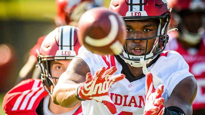 Indiana's Donaven McCulley More Comfortable, Lean Entering Year Two at Wide Receiver