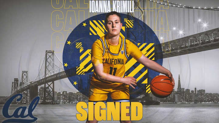 Cal Adds All-WCC Player Ioanna Krimili to Women's Basketball Team