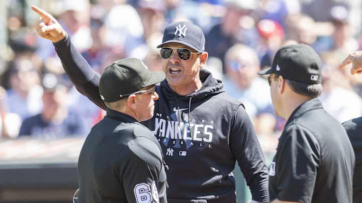 WATCH: New York Yankees' Aaron Boone Ejected from Wednesday's Game vs. Guardians