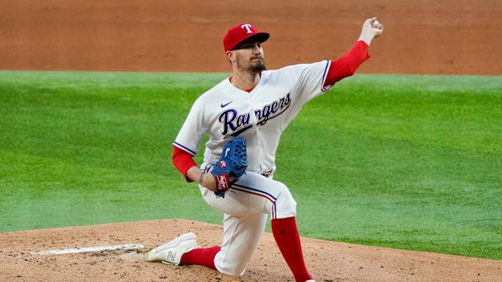 Texas Rangers Cap from Andrew Heaney's Record-Breaking Performance Sent to Hall of Fame