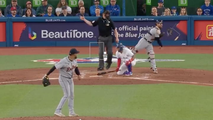 MLB Umpire Makes Unusual Call After Catcher Steps on His Foot