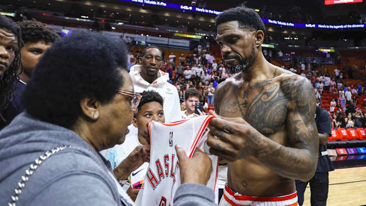 Gilbert Arenas Reflects On Udonis Haslem's Role As Enforcer On Miami Heat Gilbert Arenas Reflects On Udonis Haslem's Role As Enforcer On Miami Heat