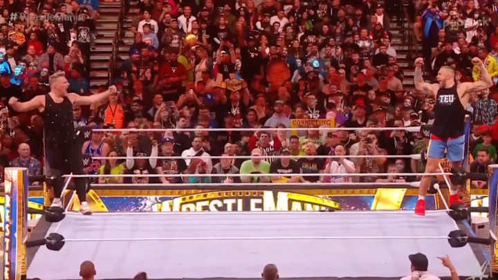 Mini Movie of Pat McAfee’s Surprise Appearance at ‘WrestleMania’ Is a Must-Watch Mini Movie of Pat McAfee’s Surprise Appearance at ‘WrestleMania’ Is a Must-Watch