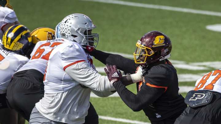 Dane Brugler Believes Ohio State Right Tackle Dawand Jones Could Fall to Bengals in Round Two